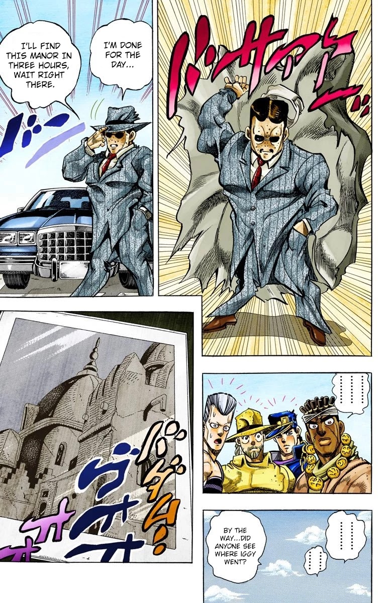 JoJo's Bizarre Adventure Part 3 - Stardust Crusaders (Official Colored) chapter 109 page 7