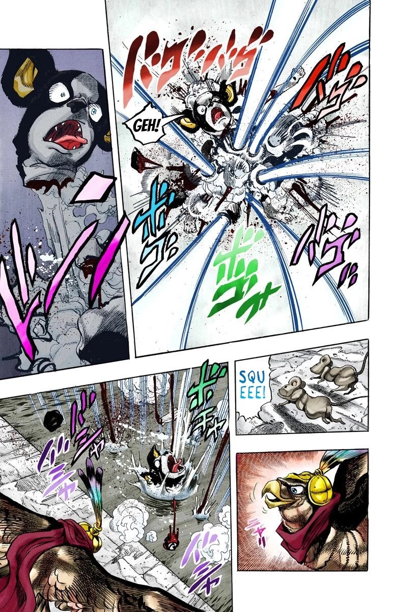 JoJo's Bizarre Adventure Part 3 - Stardust Crusaders (Official Colored) chapter 111 page 17