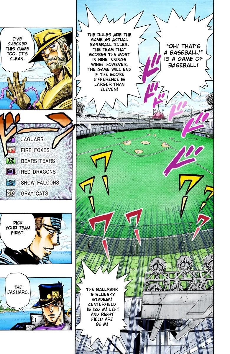 JoJo's Bizarre Adventure Part 3 - Stardust Crusaders (Official Colored) chapter 120 page 10