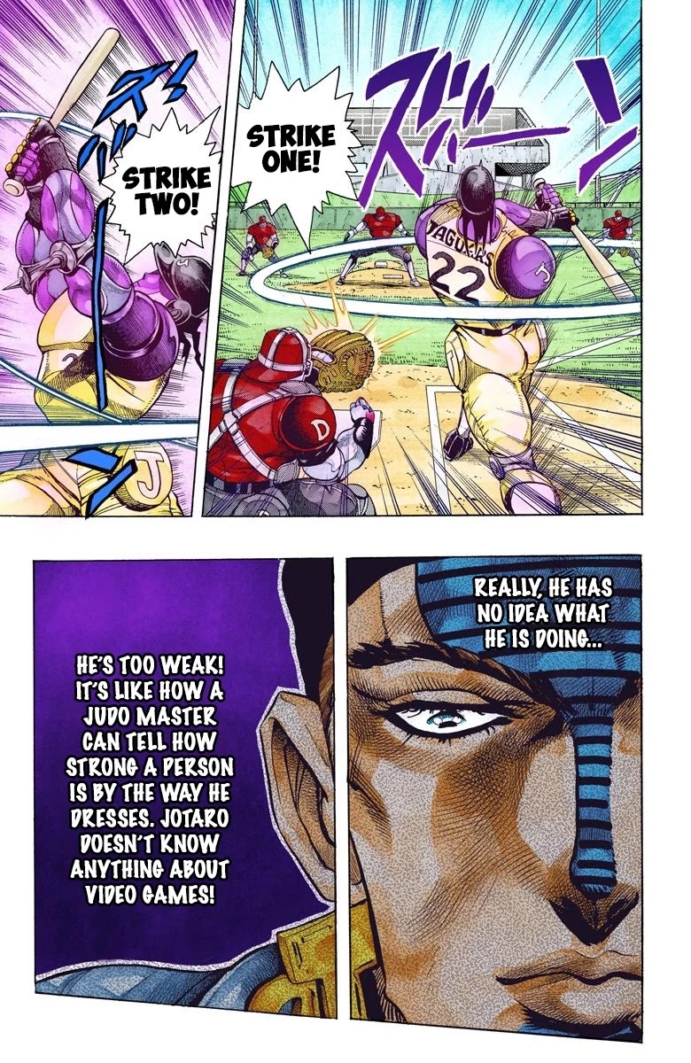 JoJo's Bizarre Adventure Part 3 - Stardust Crusaders (Official Colored) chapter 121 page 10