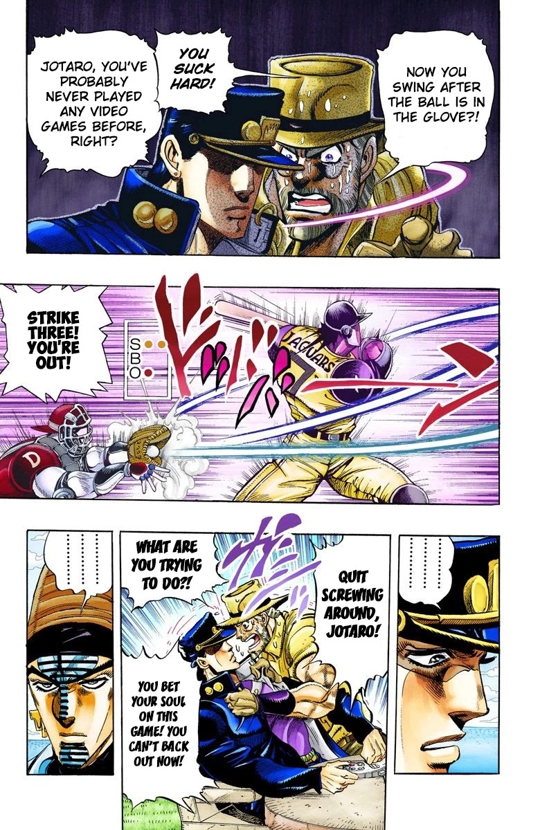 JoJo's Bizarre Adventure Part 3 - Stardust Crusaders (Official Colored) chapter 121 page 4