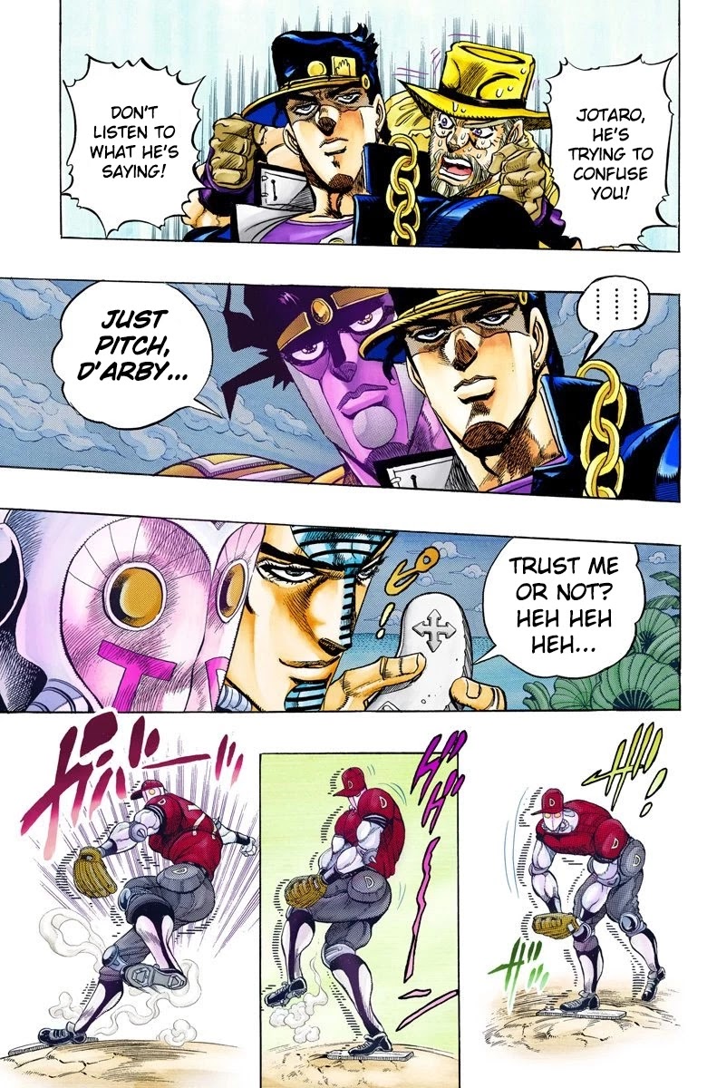 JoJo's Bizarre Adventure Part 3 - Stardust Crusaders (Official Colored) chapter 122 page 10