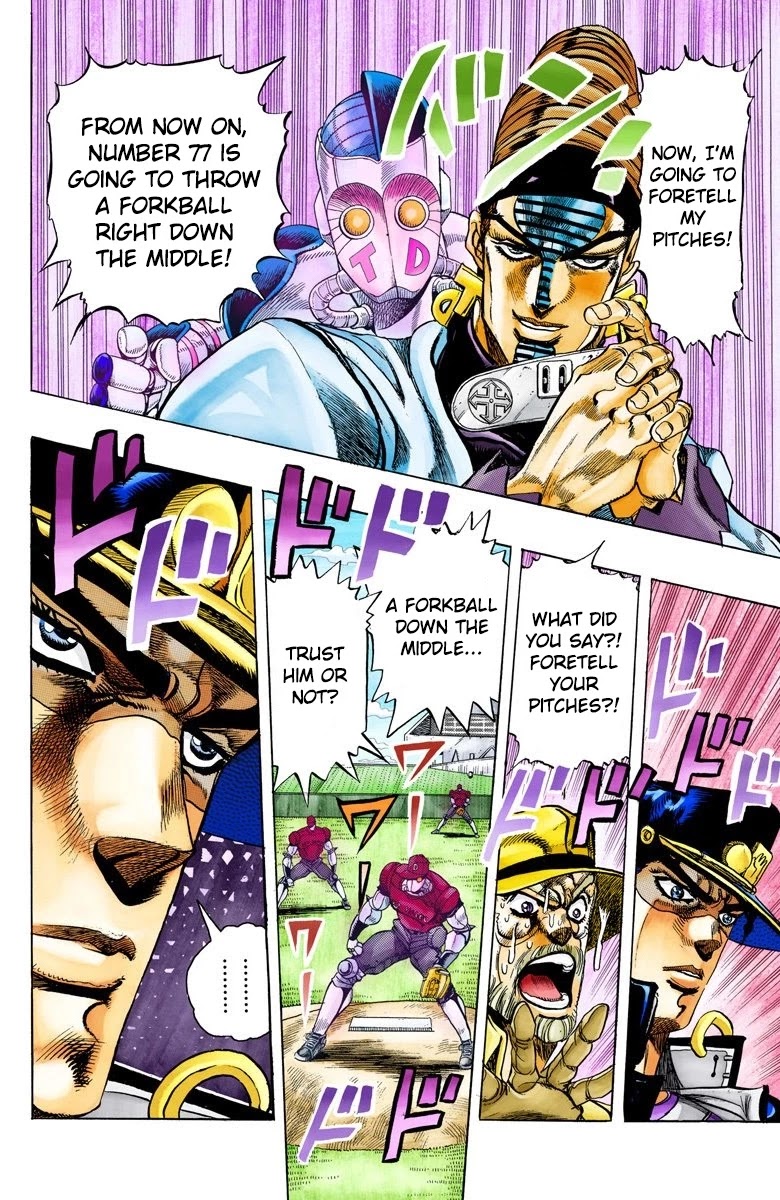 JoJo's Bizarre Adventure Part 3 - Stardust Crusaders (Official Colored) chapter 122 page 9