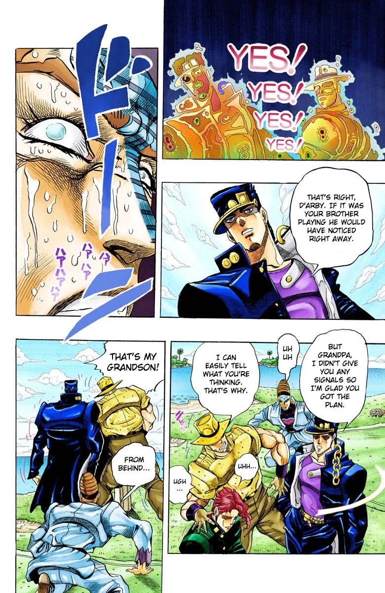 JoJo's Bizarre Adventure Part 3 - Stardust Crusaders (Official Colored) chapter 124 page 17