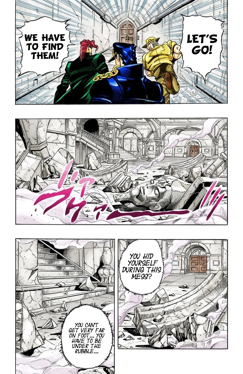 JoJo's Bizarre Adventure Part 3 - Stardust Crusaders (Official Colored) chapter 128 page 15