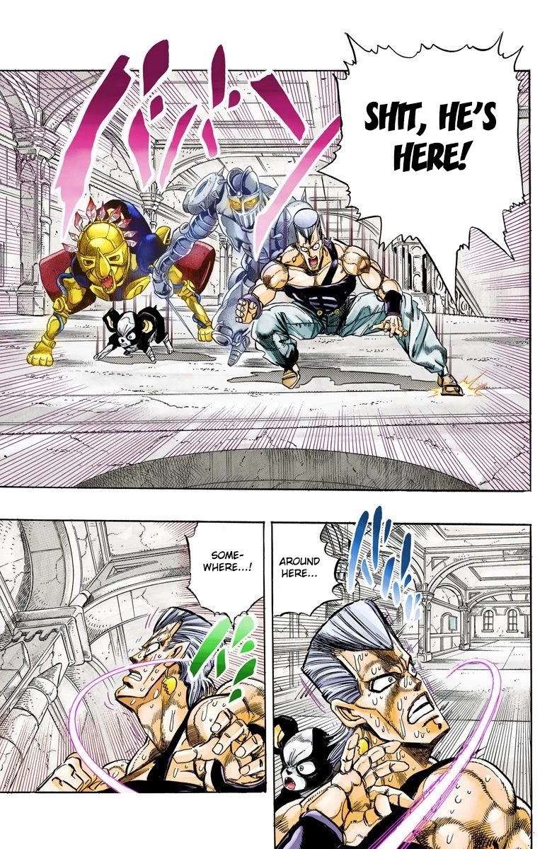 JoJo's Bizarre Adventure Part 3 - Stardust Crusaders (Official Colored) chapter 128 page 6