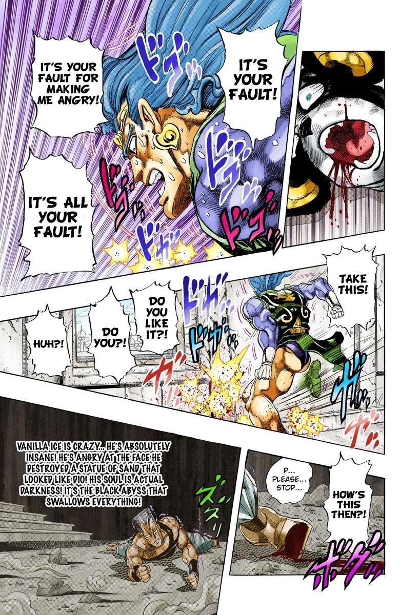 JoJo's Bizarre Adventure Part 3 - Stardust Crusaders (Official Colored) chapter 129 page 12