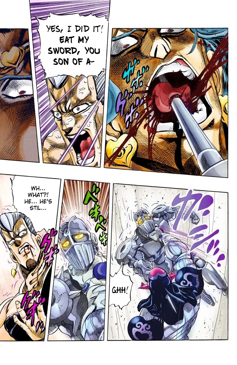 JoJo's Bizarre Adventure Part 3 - Stardust Crusaders (Official Colored) chapter 129 page 20