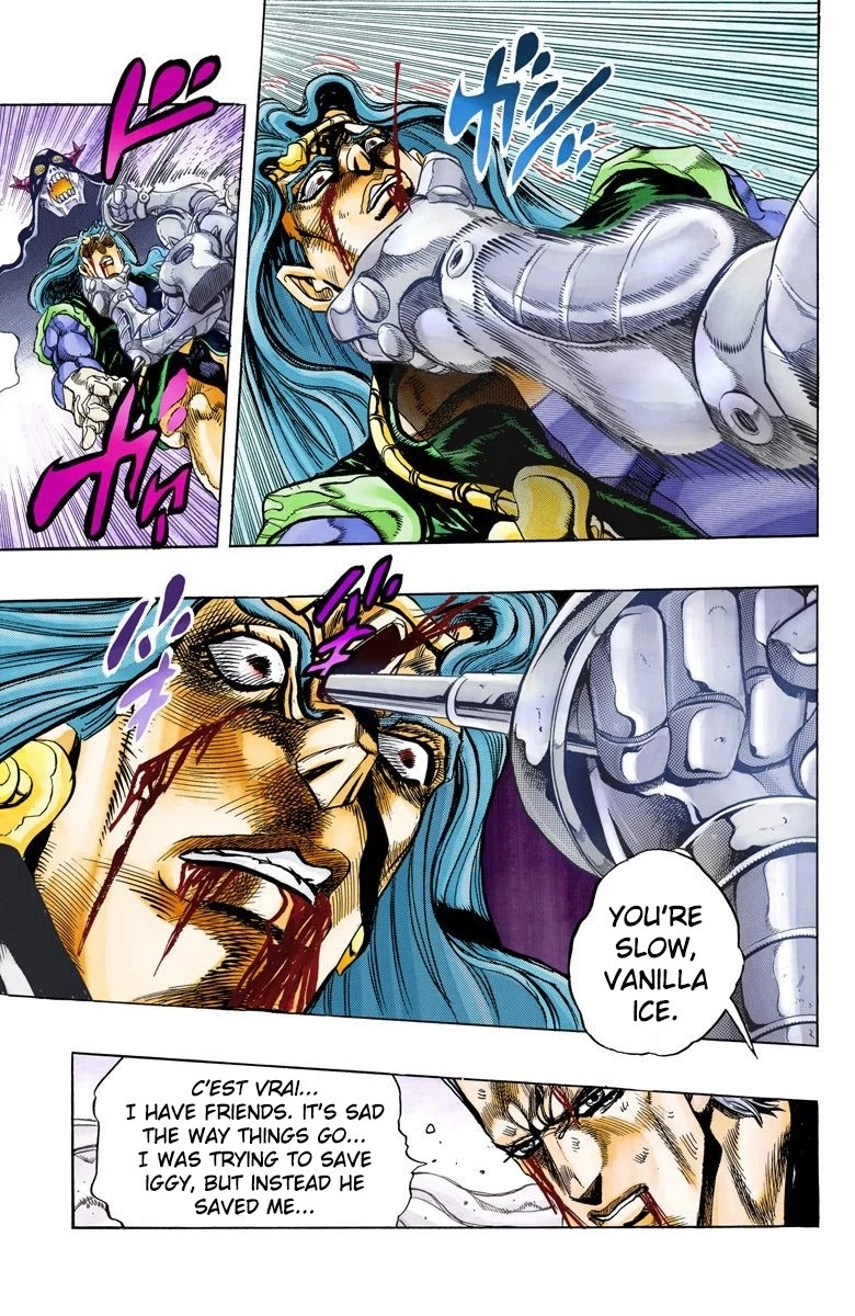 JoJo's Bizarre Adventure Part 3 - Stardust Crusaders (Official Colored) chapter 131 page 22