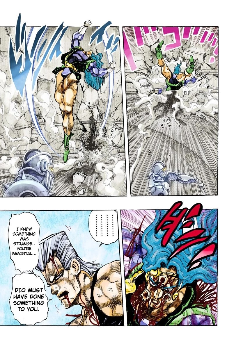 JoJo's Bizarre Adventure Part 3 - Stardust Crusaders (Official Colored) chapter 132 page 12