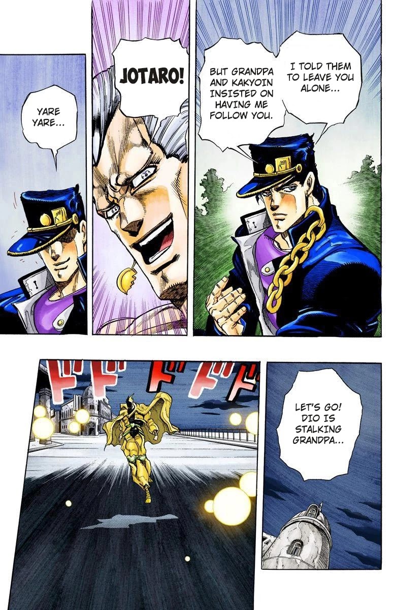 JoJo's Bizarre Adventure Part 3 - Stardust Crusaders (Official Colored) chapter 137 page 16