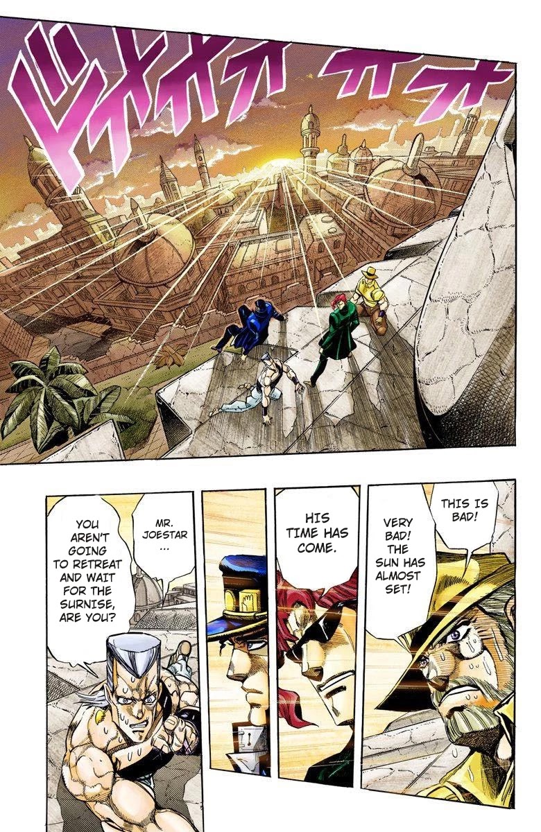 JoJo's Bizarre Adventure Part 3 - Stardust Crusaders (Official Colored) chapter 137 page 8