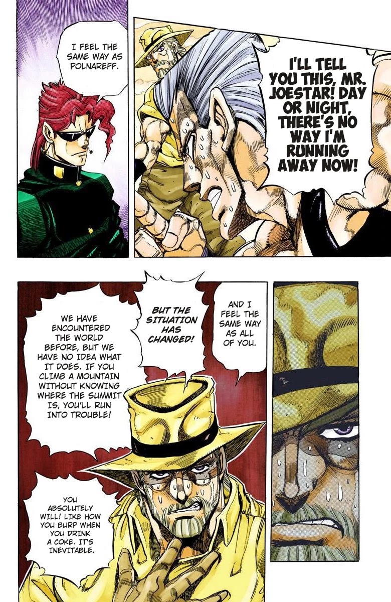 JoJo's Bizarre Adventure Part 3 - Stardust Crusaders (Official Colored) chapter 137 page 9