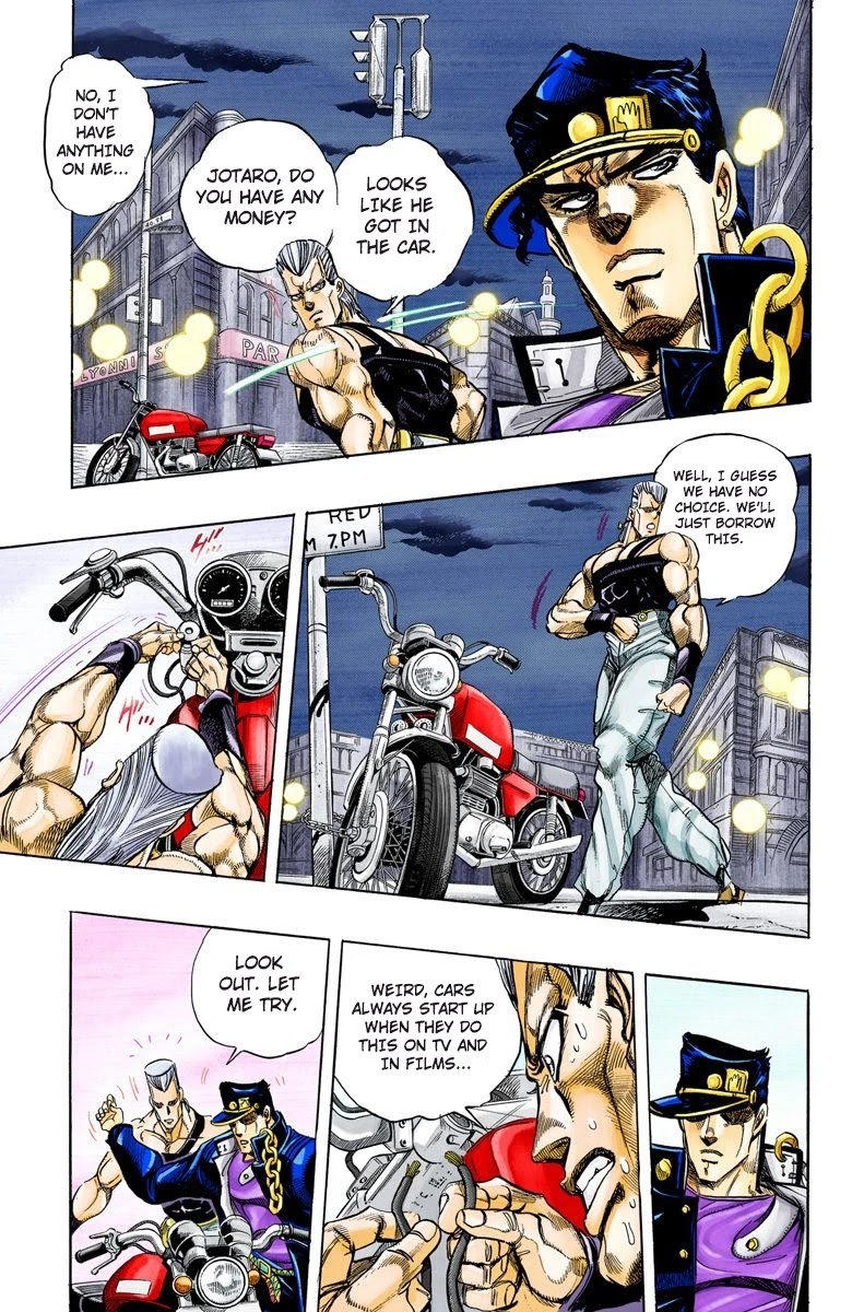 JoJo's Bizarre Adventure Part 3 - Stardust Crusaders (Official Colored) chapter 138 page 12