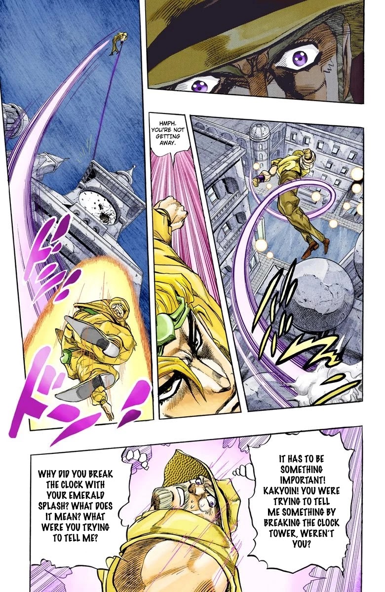 JoJo's Bizarre Adventure Part 3 - Stardust Crusaders (Official Colored) chapter 141 page 17