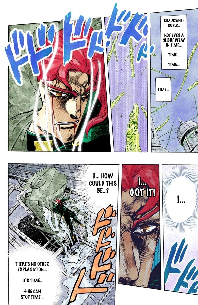 JoJo's Bizarre Adventure Part 3 - Stardust Crusaders (Official Colored) chapter 141 page 8