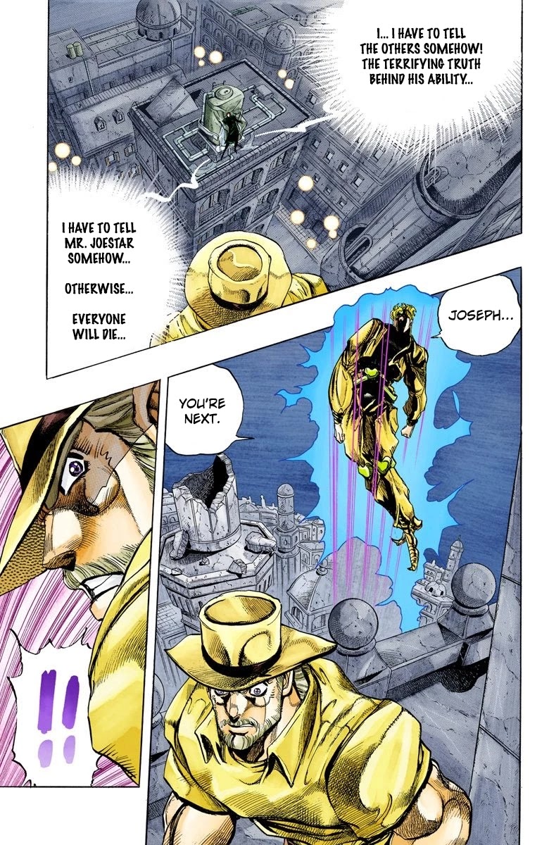 JoJo's Bizarre Adventure Part 3 - Stardust Crusaders (Official Colored) chapter 141 page 9