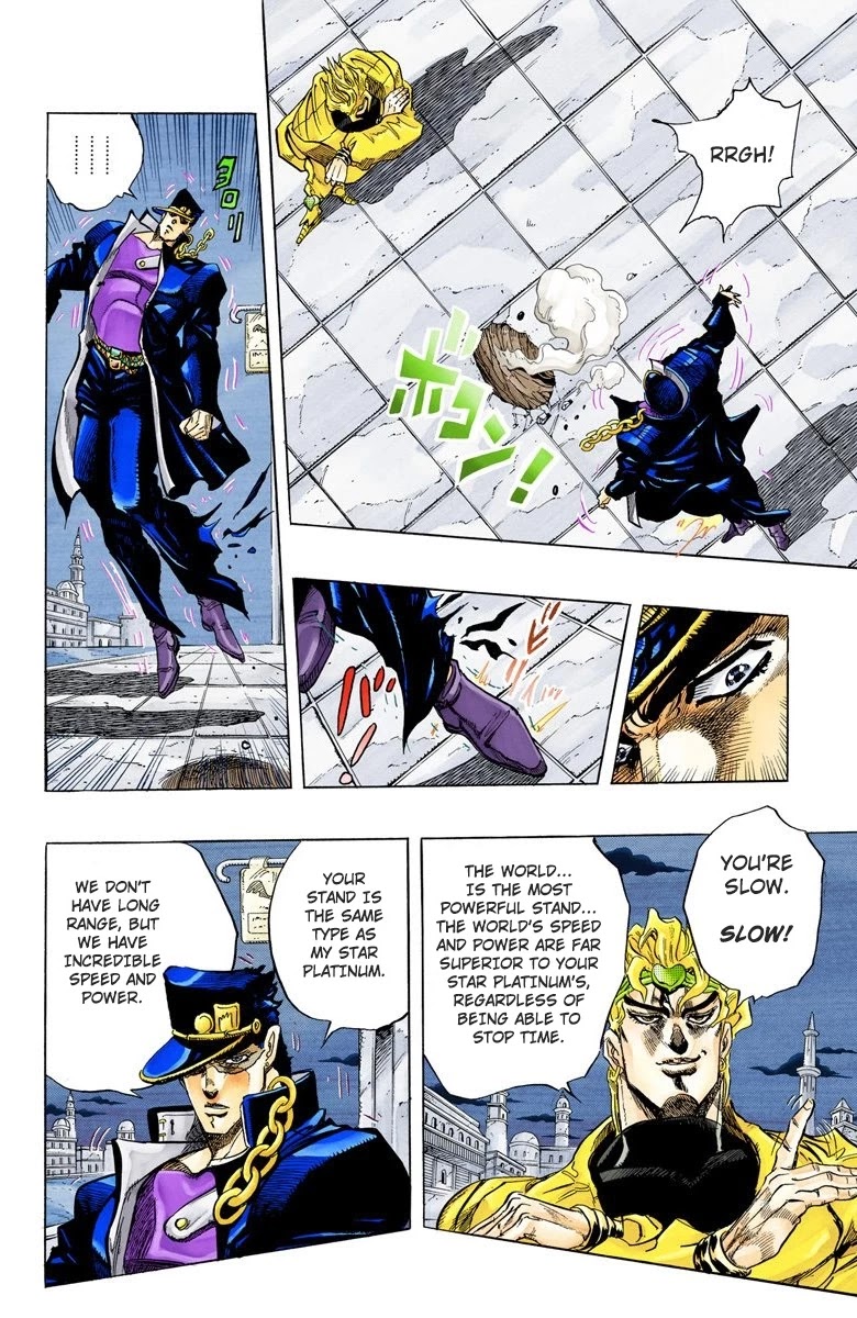 JoJo's Bizarre Adventure Part 3 - Stardust Crusaders (Official Colored) chapter 143 page 9