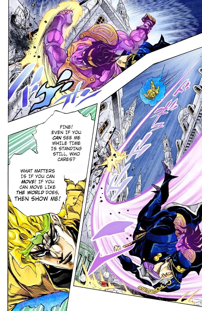 JoJo's Bizarre Adventure Part 3 - Stardust Crusaders (Official Colored) chapter 144 page 7