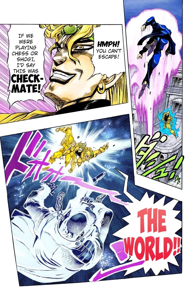 JoJo's Bizarre Adventure Part 3 - Stardust Crusaders (Official Colored) chapter 145 page 12