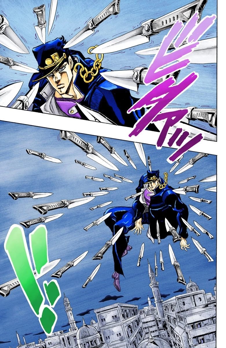 JoJo's Bizarre Adventure Part 3 - Stardust Crusaders (Official Colored) chapter 145 page 14