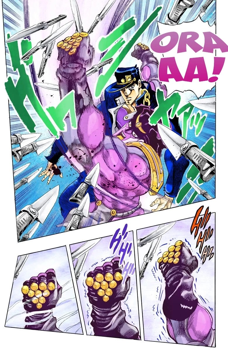 JoJo's Bizarre Adventure Part 3 - Stardust Crusaders (Official Colored) chapter 145 page 16