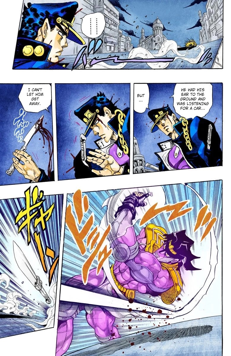 JoJo's Bizarre Adventure Part 3 - Stardust Crusaders (Official Colored) chapter 148 page 12