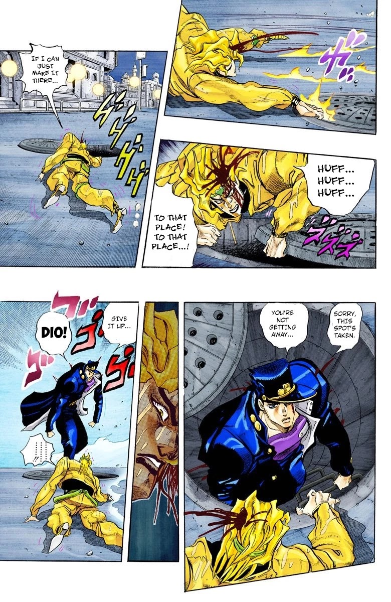 JoJo's Bizarre Adventure Part 3 - Stardust Crusaders (Official Colored) chapter 148 page 14