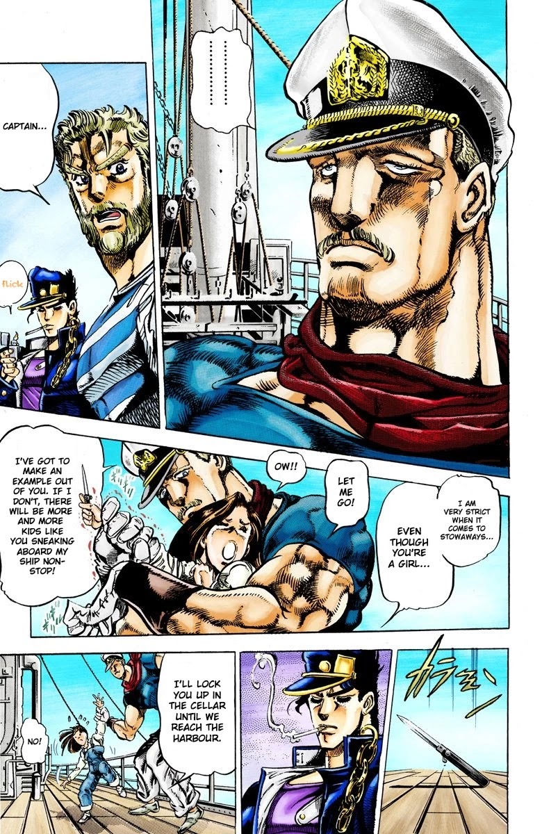 JoJo's Bizarre Adventure Part 3 - Stardust Crusaders (Official Colored) chapter 15 page 7