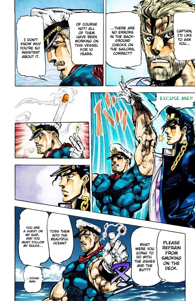 JoJo's Bizarre Adventure Part 3 - Stardust Crusaders (Official Colored) chapter 15 page 8