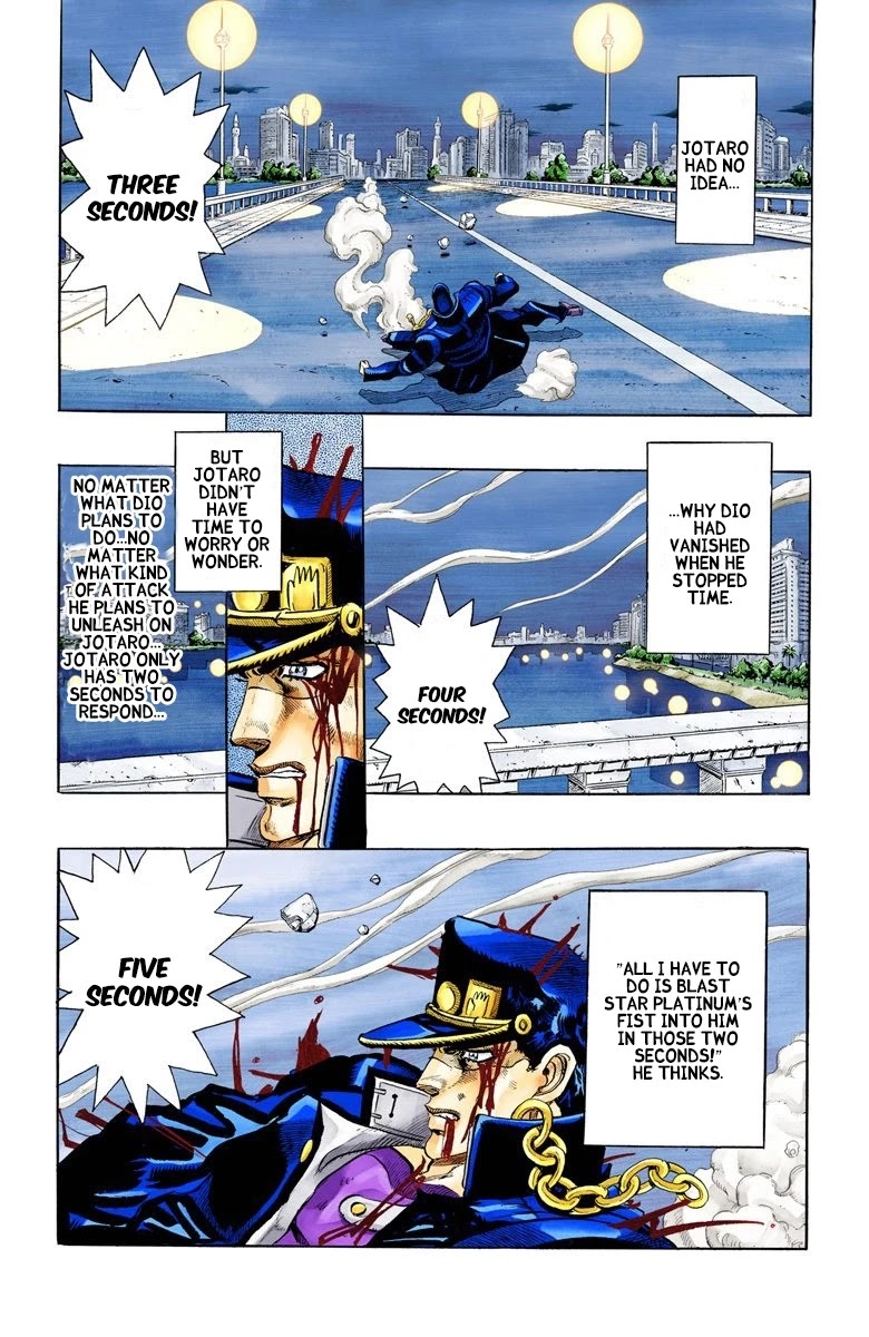 JoJo's Bizarre Adventure Part 3 - Stardust Crusaders (Official Colored) chapter 150 page 10