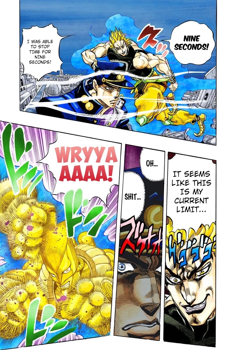 JoJo's Bizarre Adventure Part 3 - Stardust Crusaders (Official Colored) chapter 150 page 3