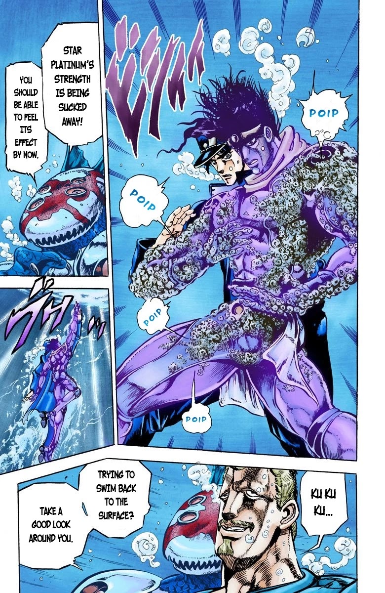 JoJo's Bizarre Adventure Part 3 - Stardust Crusaders (Official Colored) chapter 16 page 11