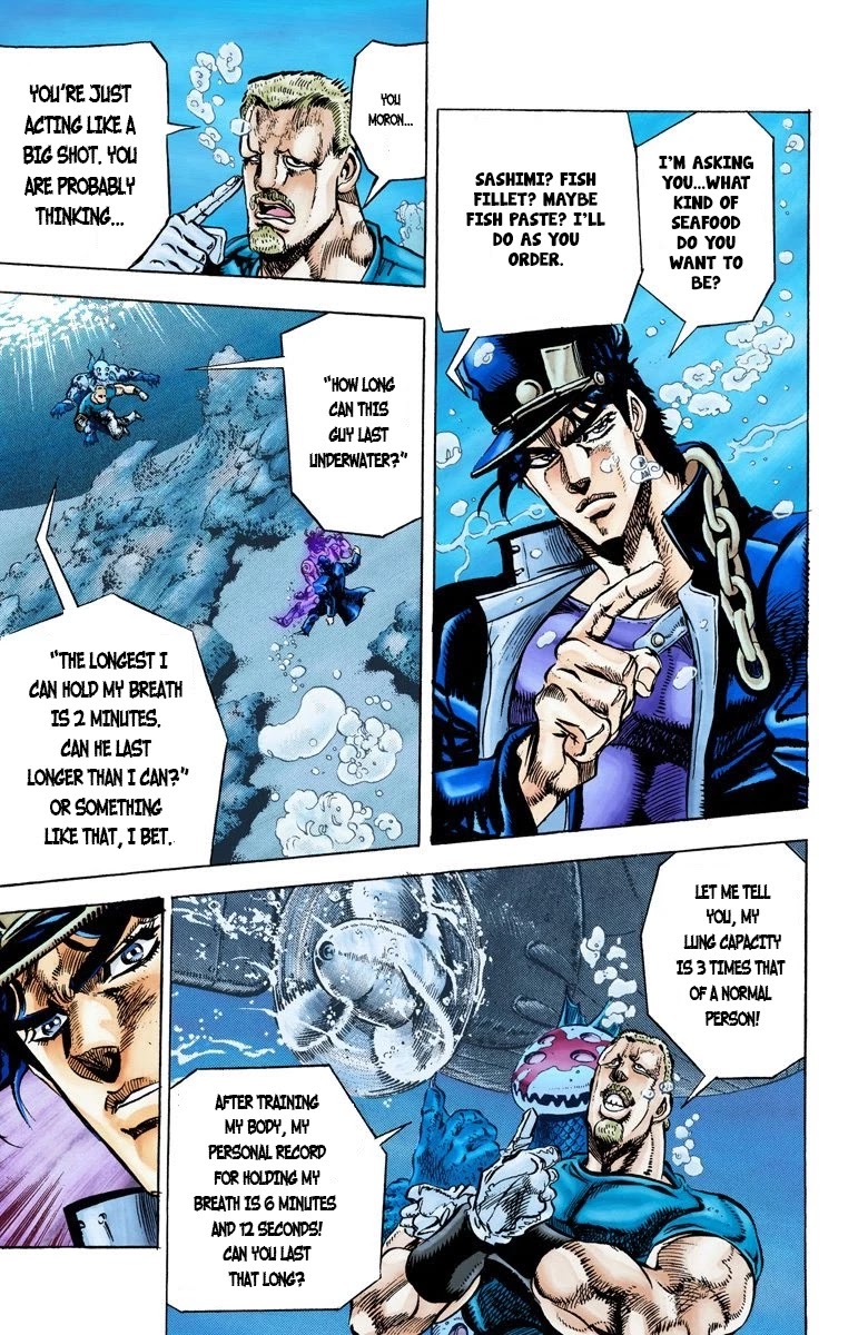 JoJo's Bizarre Adventure Part 3 - Stardust Crusaders (Official Colored) chapter 16 page 9