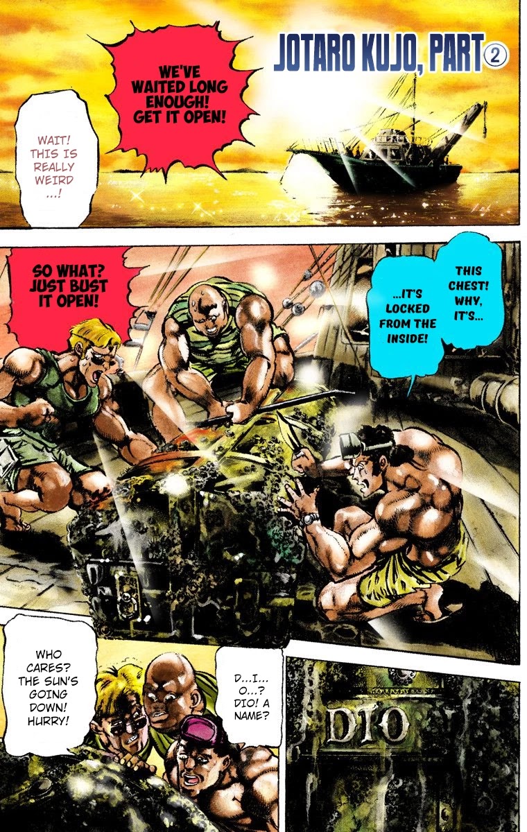 JoJo's Bizarre Adventure Part 3 - Stardust Crusaders (Official Colored) chapter 2 page 1