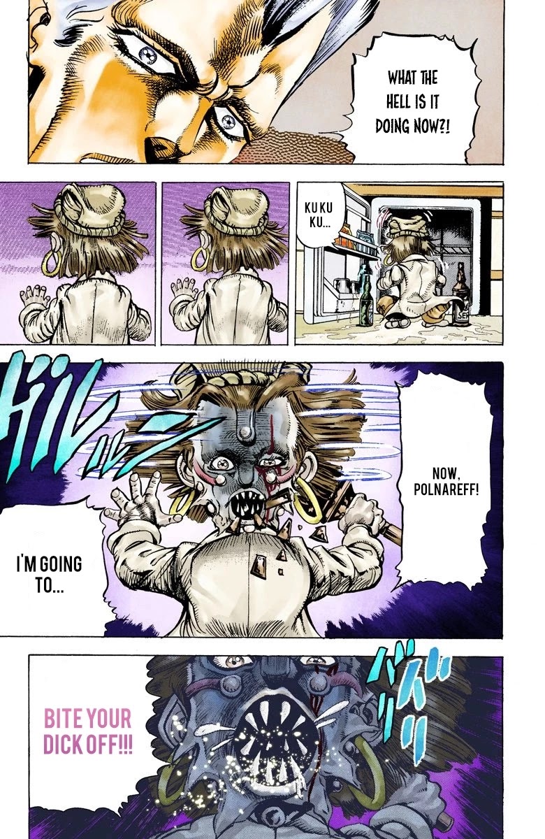 JoJo's Bizarre Adventure Part 3 - Stardust Crusaders (Official Colored) chapter 22 page 10