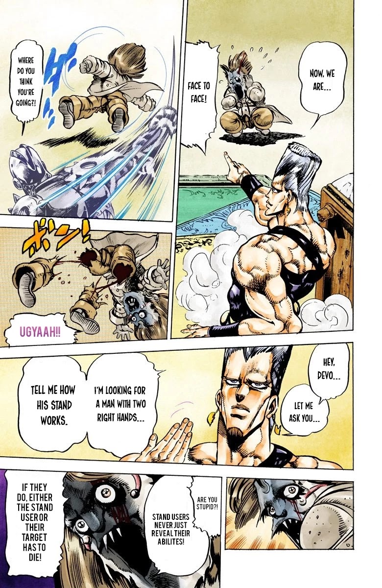 JoJo's Bizarre Adventure Part 3 - Stardust Crusaders (Official Colored) chapter 22 page 16