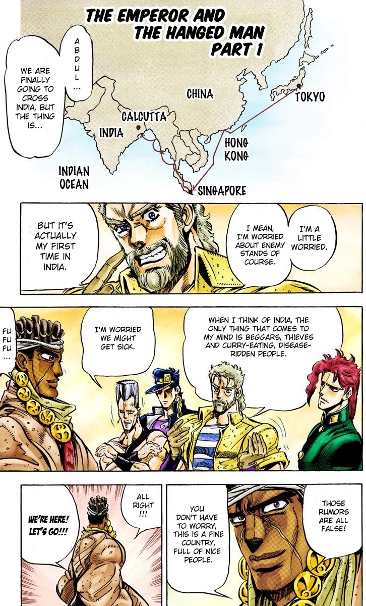 JoJo's Bizarre Adventure Part 3 - Stardust Crusaders (Official Colored) chapter 27 page 1