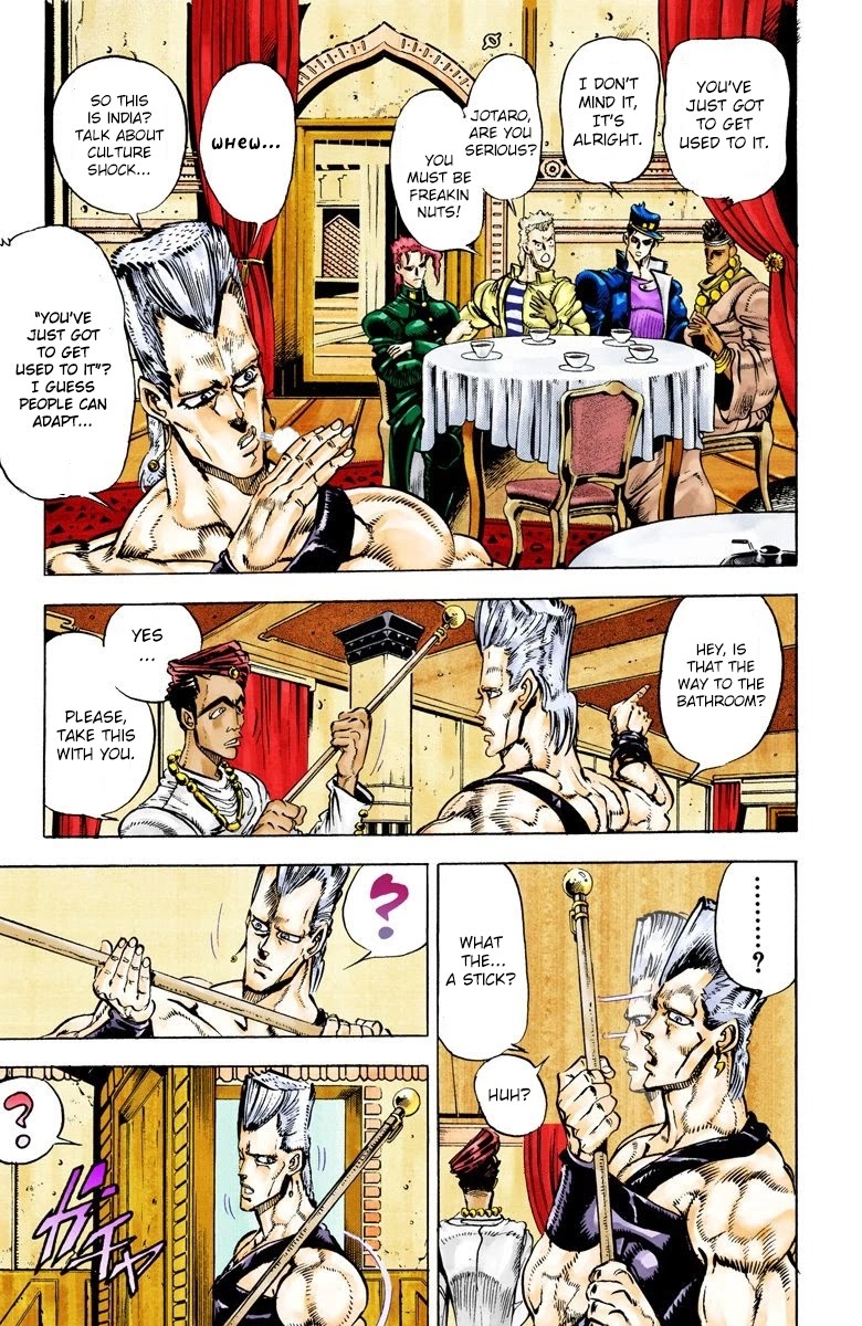 JoJo's Bizarre Adventure Part 3 - Stardust Crusaders (Official Colored) chapter 27 page 6