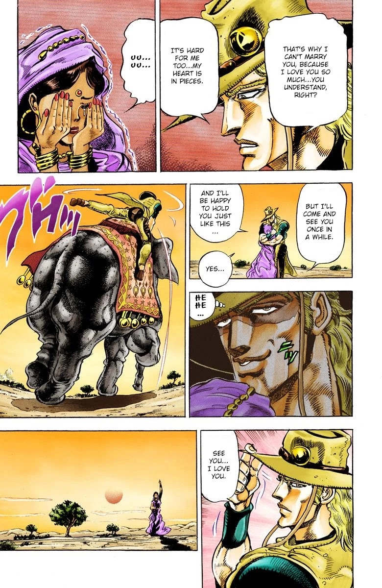 JoJo's Bizarre Adventure Part 3 - Stardust Crusaders (Official Colored) chapter 28 page 11