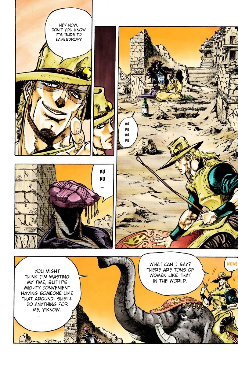 JoJo's Bizarre Adventure Part 3 - Stardust Crusaders (Official Colored) chapter 28 page 12