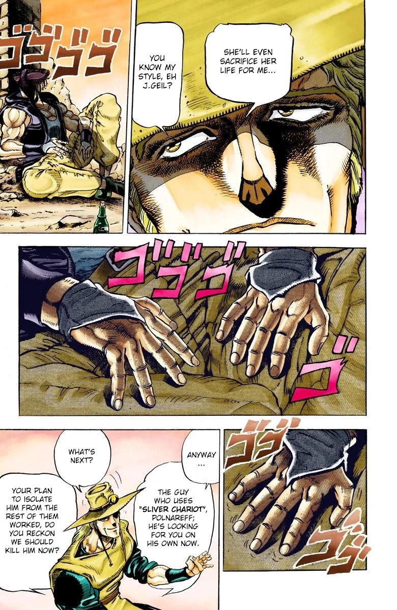 JoJo's Bizarre Adventure Part 3 - Stardust Crusaders (Official Colored) chapter 28 page 13