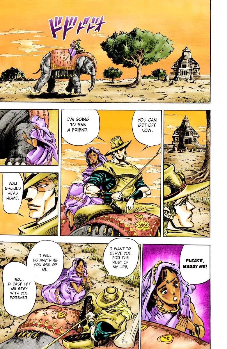 JoJo's Bizarre Adventure Part 3 - Stardust Crusaders (Official Colored) chapter 28 page 9