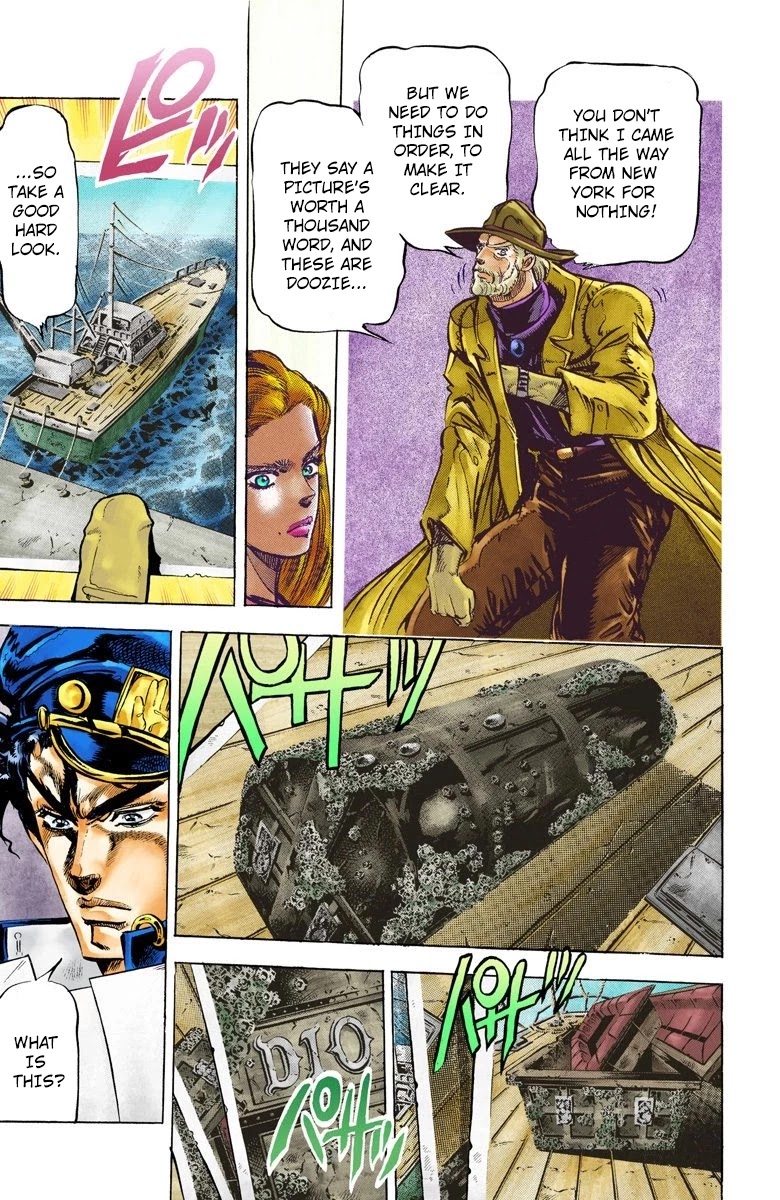 JoJo's Bizarre Adventure Part 3 - Stardust Crusaders (Official Colored) chapter 3 page 16