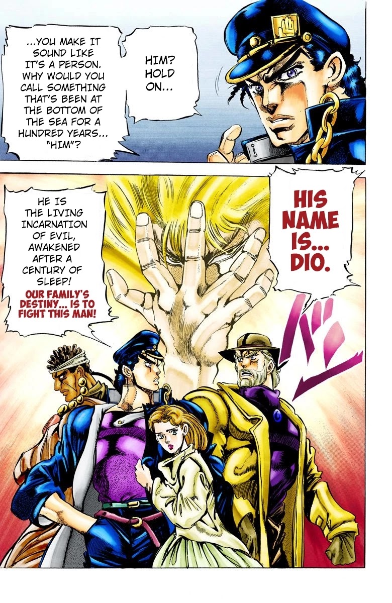 JoJo's Bizarre Adventure Part 3 - Stardust Crusaders (Official Colored) chapter 3 page 18