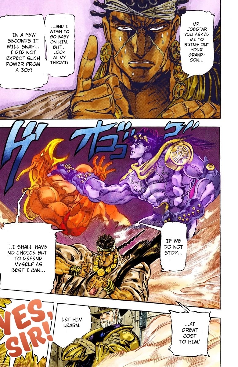 JoJo's Bizarre Adventure Part 3 - Stardust Crusaders (Official Colored) chapter 3 page 4