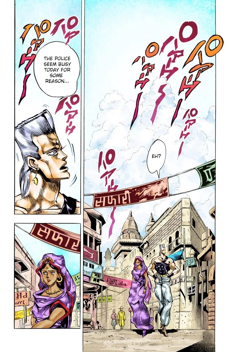 JoJo's Bizarre Adventure Part 3 - Stardust Crusaders (Official Colored) chapter 35 page 12