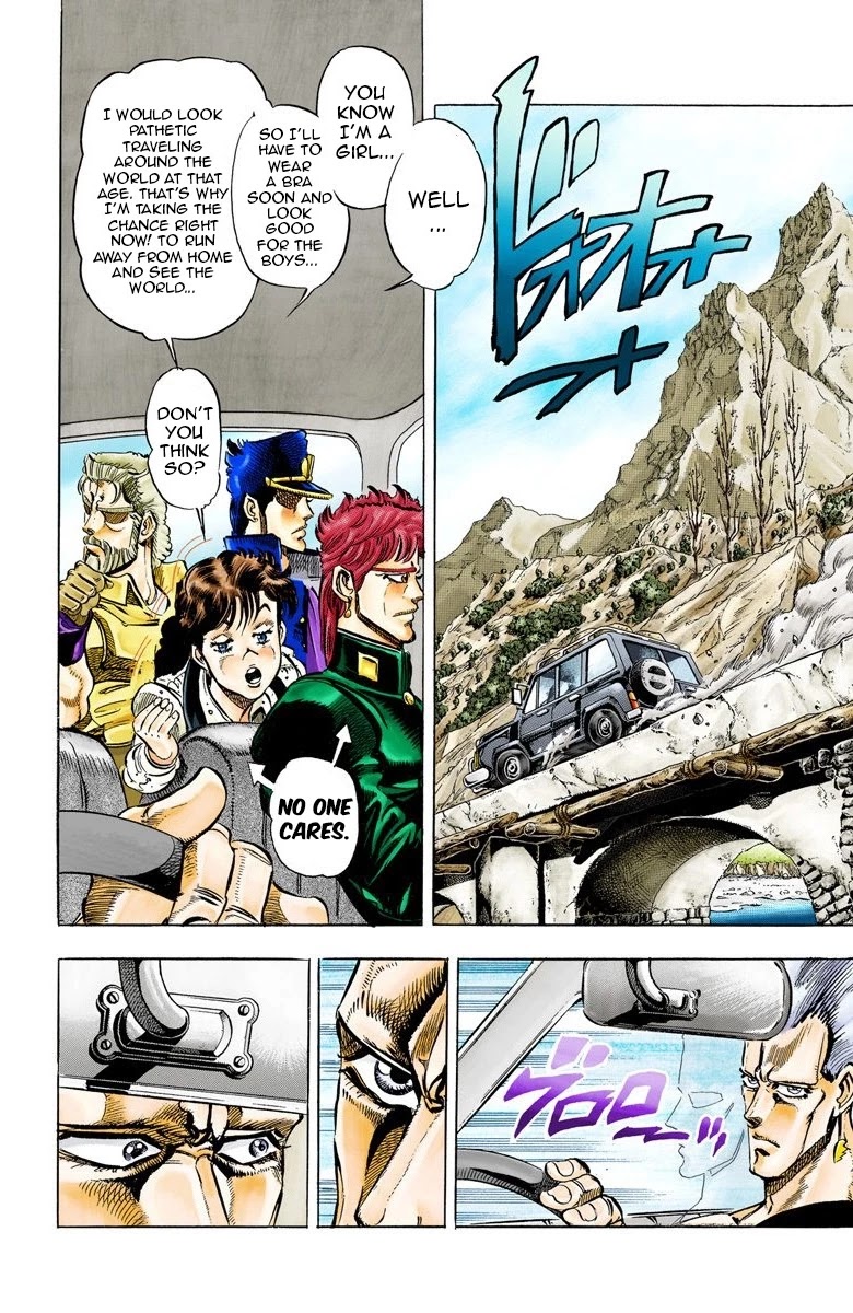 JoJo's Bizarre Adventure Part 3 - Stardust Crusaders (Official Colored) chapter 37 page 8