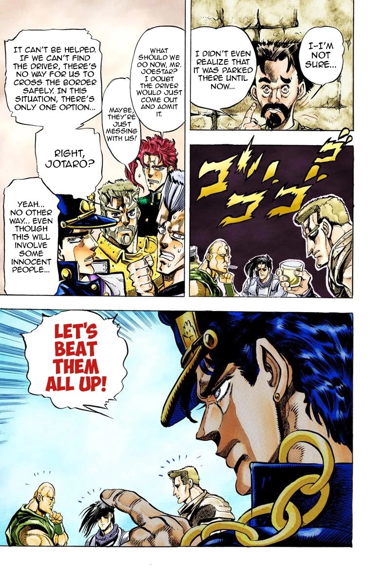 JoJo's Bizarre Adventure Part 3 - Stardust Crusaders (Official Colored) chapter 38 page 10