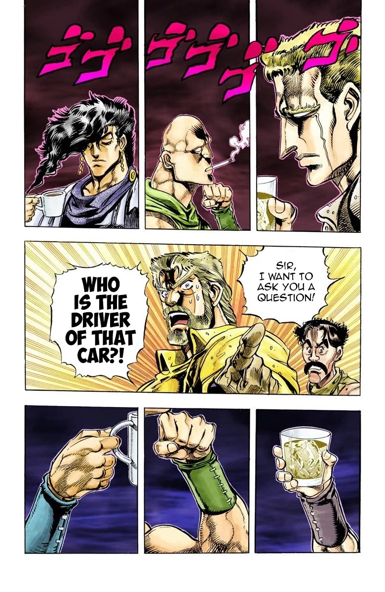 JoJo's Bizarre Adventure Part 3 - Stardust Crusaders (Official Colored) chapter 38 page 9